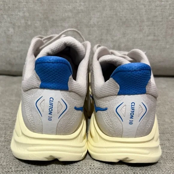 Hoka Sneakers in Cream and Blue - Picture 4 of 6